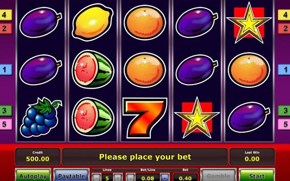 Frucht Symbole Spielautomaten